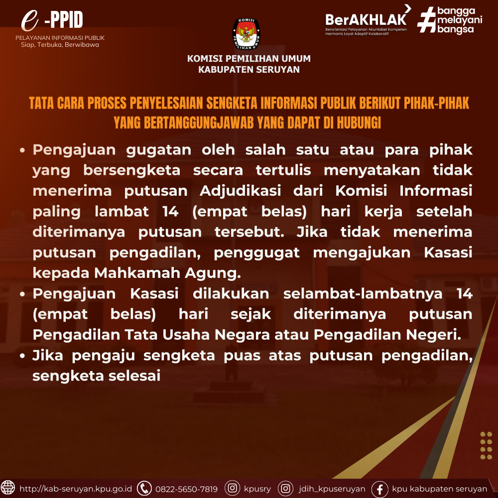 MEKANISME PENYELESAIAN SENGKETA