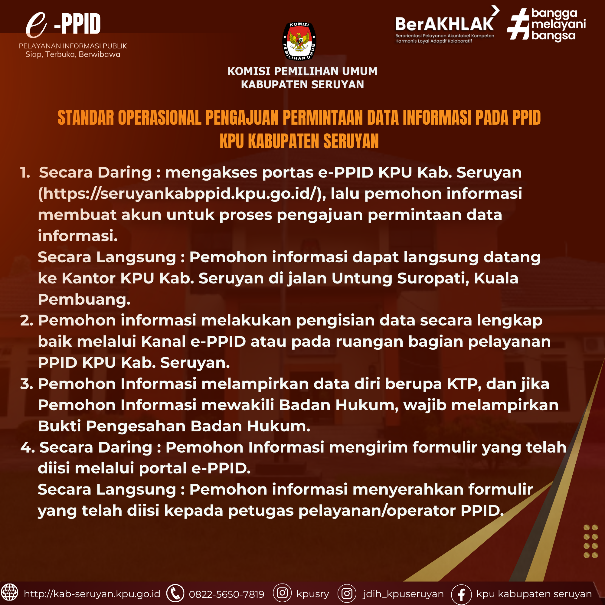 Prosedur Pengajuan Permohonan Permintaan Data Informasi